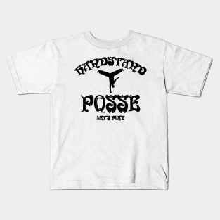 Handstand Posse Lets Play Yoga Kids T-Shirt